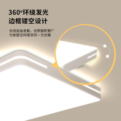 吸頂燈led超薄全光譜臥室燈北歐家用簡約現代廚房書房陽台客廳燈