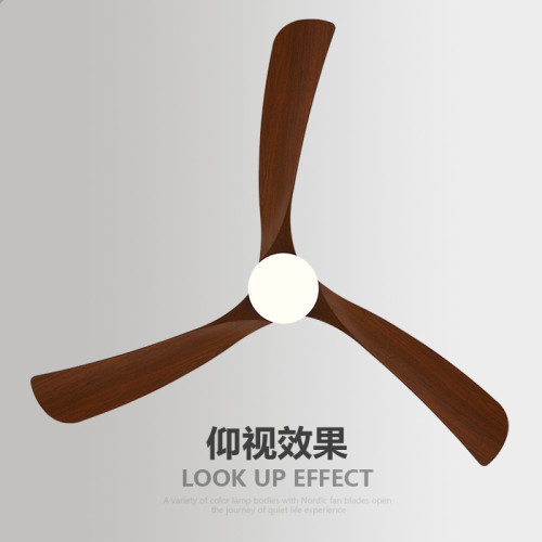 北歐餐廳吸頂風扇燈家用客廳中古吊扇燈美式復古低樓層電風扇吊燈