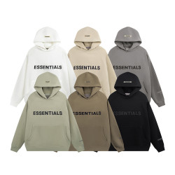 復線新款胸前壓膠連帽衛衣FOG Essentials