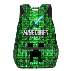 Roblox學生書包羅布樂思印花雙肩包我的世界後背包卡通動漫兒童後背包