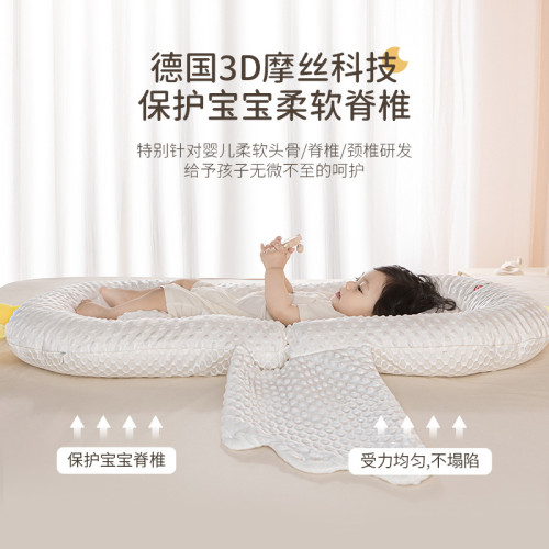 床中床嬰兒新生防壓落地醒神器驚跳防嗆奶睡窩覺睡墊外出安撫寶寶