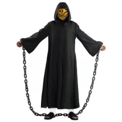 火影忍者服裝阿飛cos服曉組織四代目仿真鐵鏈長袍搞怪萬聖節派對