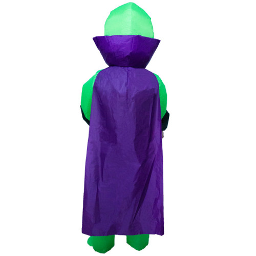 萬聖節節日搞笑派對用品扮演服裝ET綠色外星人充氣服