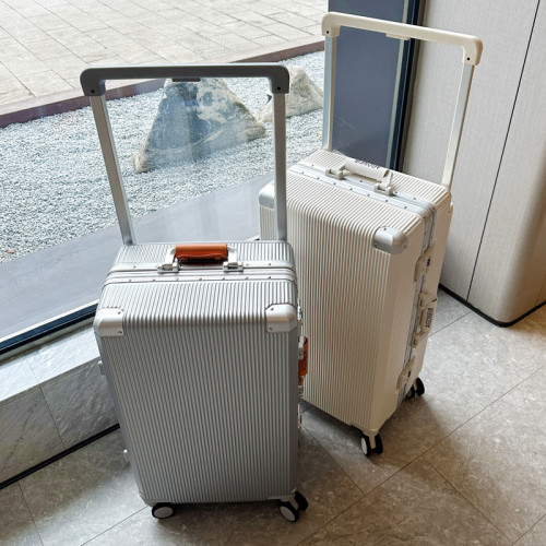 行李箱鋁框20寸登機箱26寸萬向輪寬拉桿旅行箱男女學生24寸密碼箱
