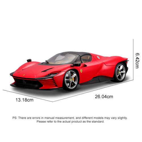 Burago比美高法拉利1:18SP3汽車模型仿真合金車模玩具車精裝版擺