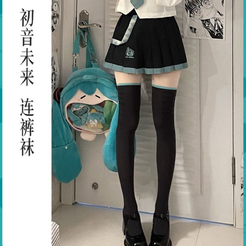 連褲襪 過膝襪 jk假大腿光腿假過膝神器秋冬拼接絲襪女