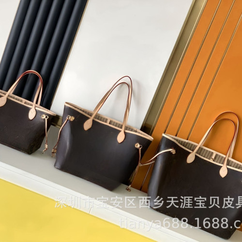 子母包購物袋 新款單肩包 歐美時尚斜後背包女包