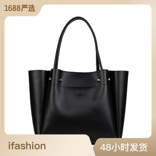 z女包2023新款大容量軟皮手提極簡通勤單肩購物子母托特包
