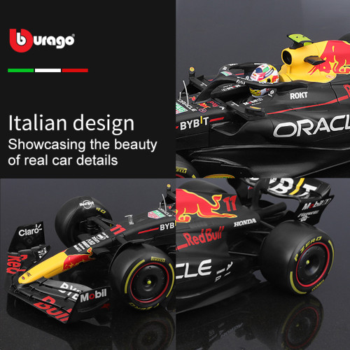 Bburago比美高2023 F1車模1:18紅牛RB19方程式模型賽車仿真合金擺