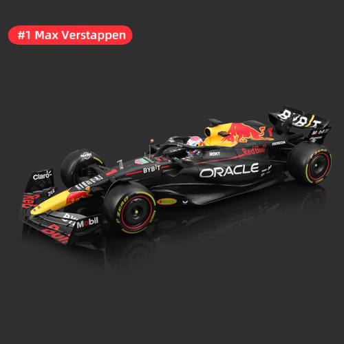 Bburago比美高2023 F1車模1:18紅牛RB19方程式模型賽車仿真合金擺