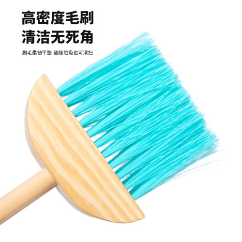矇氏木製清潔套裝玩具小女孩仿真兒童清潔工具寶寶打掃衛生掃把