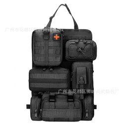 戰術汽車座椅靠背整理袋戰術Molle車用收納袋相機包