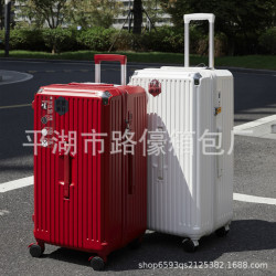 超大容量行李箱女32寸彈簧減震刹車萬向輪旅行箱男拉鍊皮箱子學生