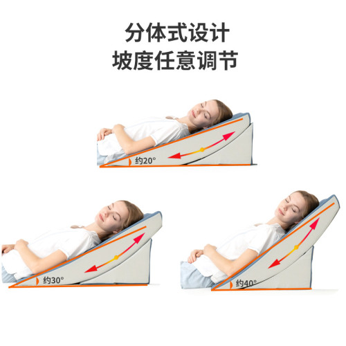床頭靠墊靠背墊靠枕斜躺側睡床上護腰孕婦半躺護理老人胃食管反流