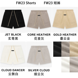 2023FW雲系列印花ESSENTIALS短褲潮牌Shorts