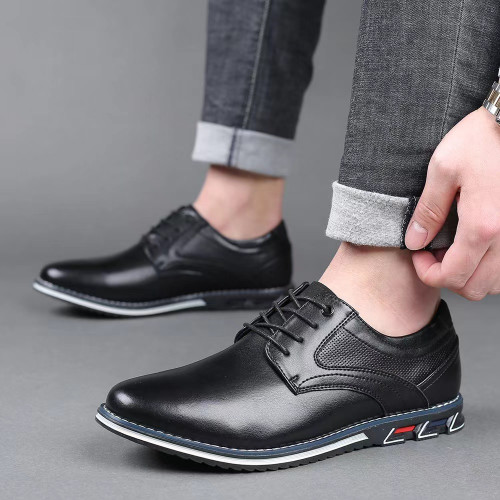 JD3113Widen懶人鞋拼色休閒男鞋大碼38-53Men's casual shoes