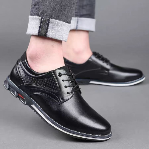 JD3113Widen懶人鞋拼色休閒男鞋大碼38-53Men's casual shoes