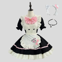 新品 小可愛女僕裝cosplay洛麗塔萬聖節女裝 演出服