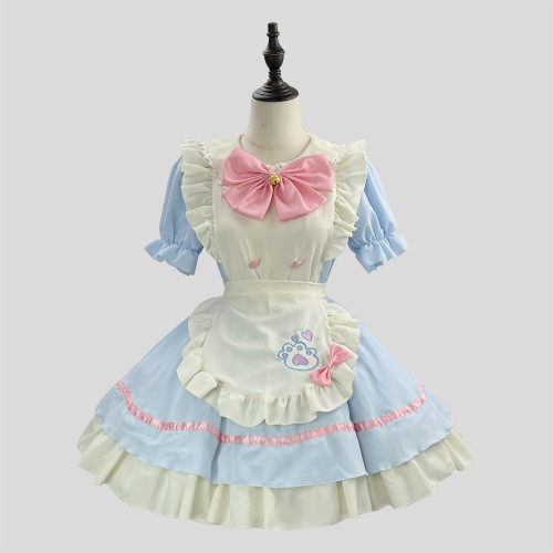 新品 小可愛女僕裝cosplay洛麗塔萬聖節女裝 演出服