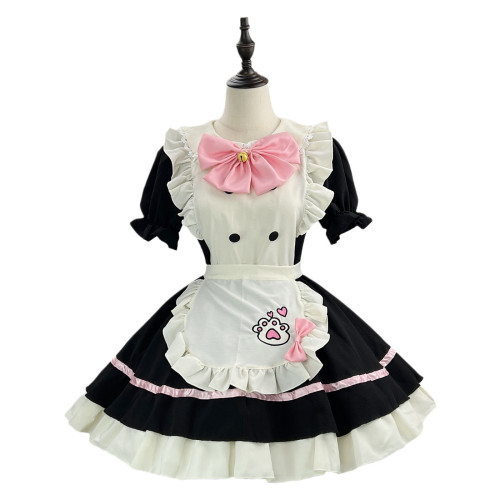新品 小可愛女僕裝cosplay洛麗塔萬聖節女裝 演出服