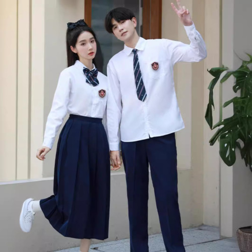 高中生學院風班服運動會開幕式大合唱演出服畢業季服裝初中生校服