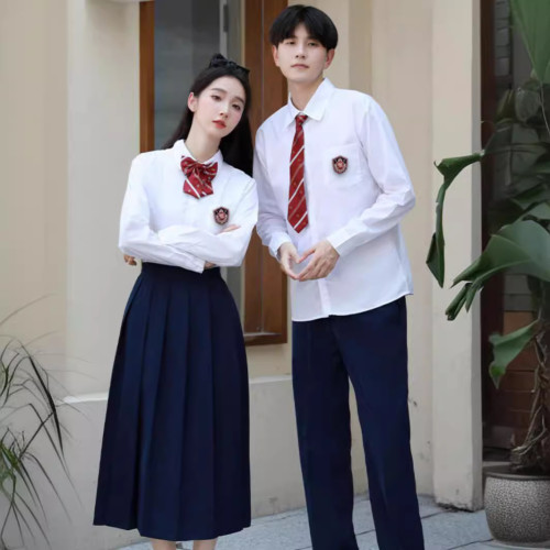 高中生學院風班服運動會開幕式大合唱演出服畢業季服裝初中生校服