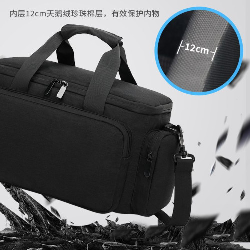 20024新款手提相機包可攜式加厚大容量單反斜後背包