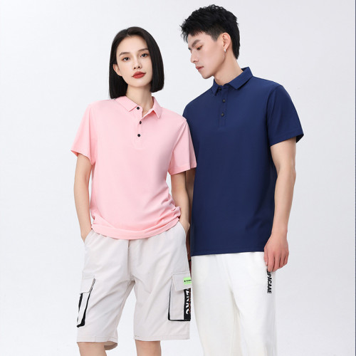夏季短袖速乾工衣POLO衫吸溼速乾廣告衫工作服刺綉