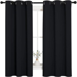 window curtains純色高緊密全遮光窗簾成品窗簾窗紗