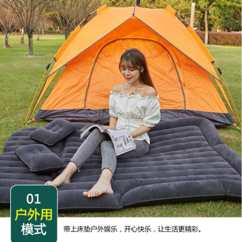 汽車後排氣墊床車用遊旅行床SUV車用充氣床越野車後備箱睡墊