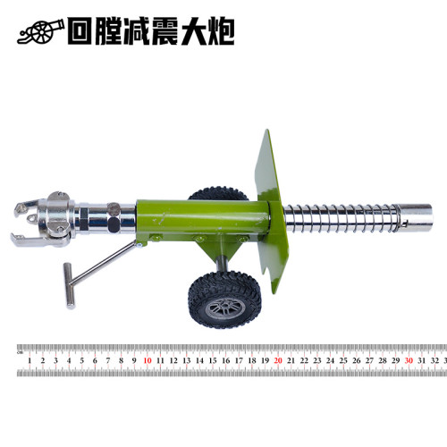 金屬擺件迴膛減震大砲合金帶輪大砲模型裝飾男孩玩具珍藏過年禮物