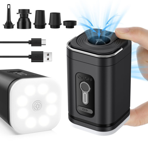 電動充氣泵家用電動泵小型快速便捷式抽吸兩用戶外電動打氣泵