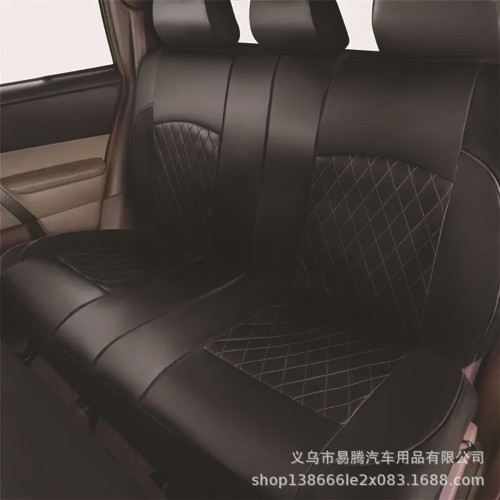 汽車座椅套單線菱格絎綉括號皮pu皮革人造皮革中東歐
