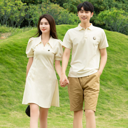 韓版親子裝夏裝一家三四口家庭裝母女母子短袖t恤洋氣POLO全家裝