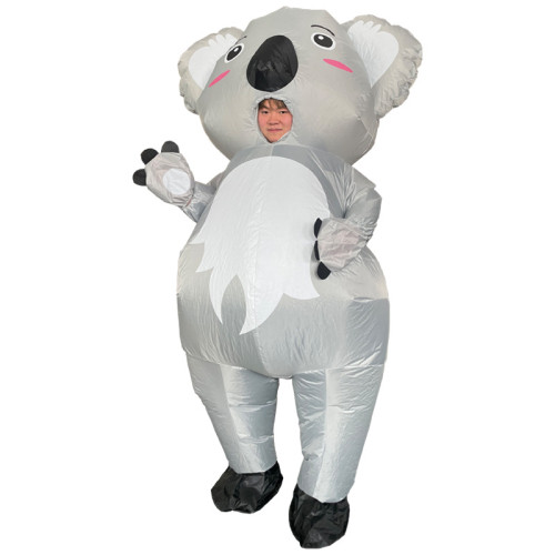 新款可愛動物派對氛圍充氣服裝道具卡通創意的玩具考拉充氣服