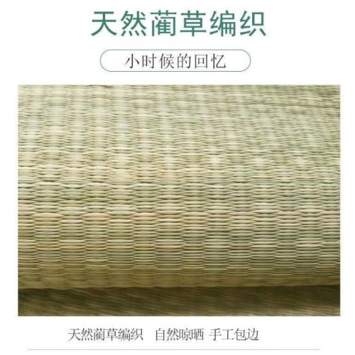 夏天老式草蓆四季通用雙面加厚加密雙人單人蘆葦蓆學生宿舍草蓆子