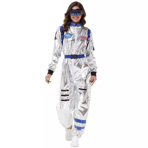 萬聖節 宇航員流浪地球太空服飛行員航天員COS衣服裝科技航展