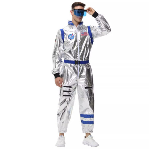 萬聖節 宇航員流浪地球太空服飛行員航天員COS衣服裝科技航展