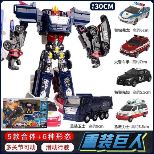 咖寶車神裂空飛天超跑颶星工程營救大師變形汽車金剛兒童男孩玩具