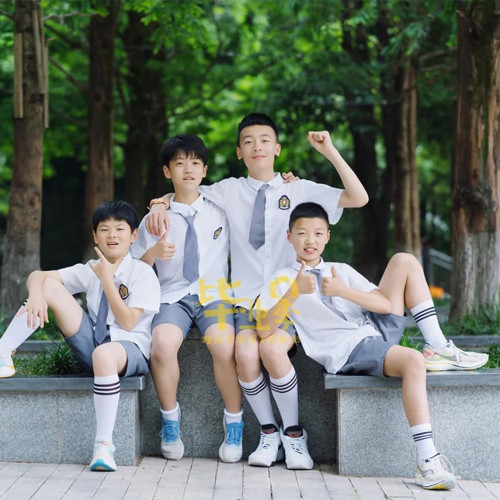 兒童校服套裝小學生班服夏季大班幼兒園畢業照園服夏裝英倫風校服