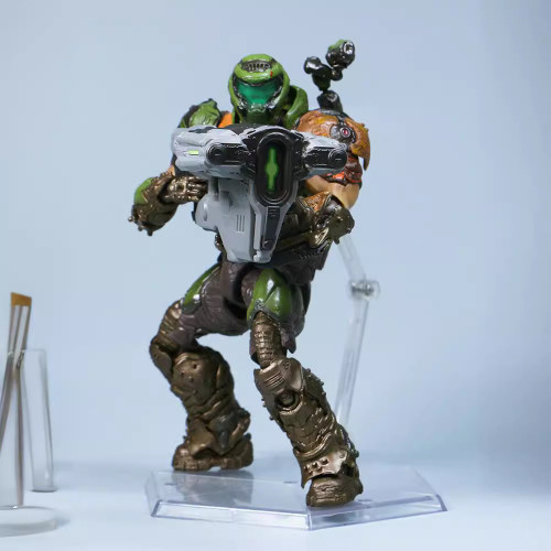 figma-140 燬滅戰士 永恒 惡魔獵殺者 可動手辦模型擺件 禮物
