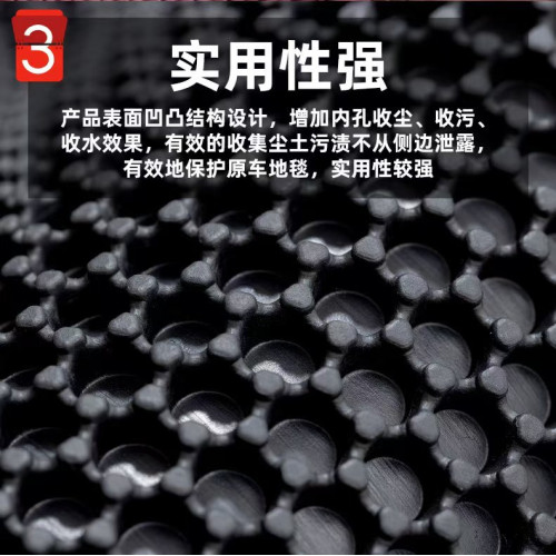 防滑耐用升級煥新 TPE蜂窩汽車腳墊多種車型裁剪腳墊材料