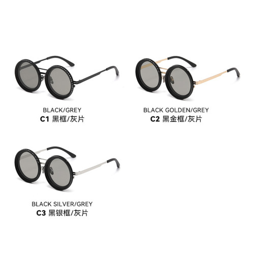 ND九檔可調減光墨鏡無極旋轉濾鏡復古個性偏光太陽眼鏡蒸汽龐克風