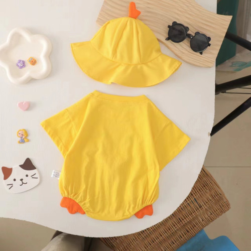 新生夏季寶寶夏裝薄款連體衣衣服純棉包屁衣夏季短袖爬服嬰兒哈衣