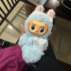 魚尾獅泡泡米蘭拉布布掛件搪膠玩偶公仔毛絨潮玩女生