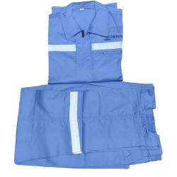 中核五夏季薄款一整套工作服套裝核電工人薄款耐磨透氣勞保服
