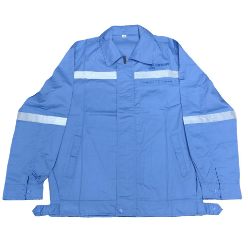 中核五夏季薄款一整套工作服套裝核電工人薄款耐磨透氣勞保服