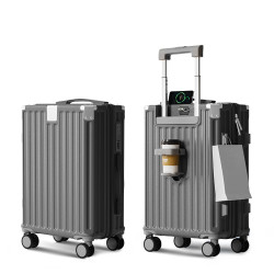 20寸登機箱多功能旅行箱萬向輪行李箱28寸大容量抗摔拉桿箱密碼箱