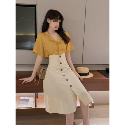 2025年新款夏季赫本輕熟風禦姐法式復古氣質女神範衣服兩件套裝女
