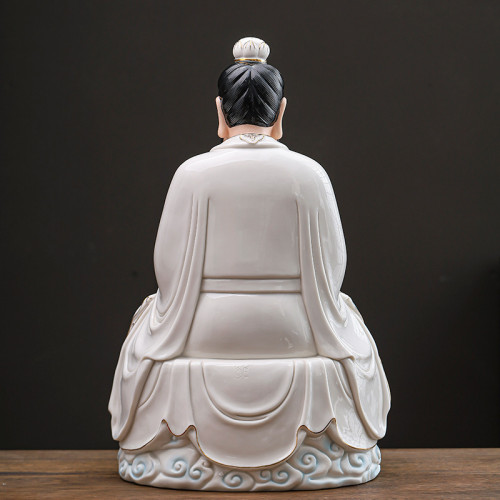陶瓷三清道祖擺件太上老君靈寶天尊元始天尊三清神像道家祖師爺像